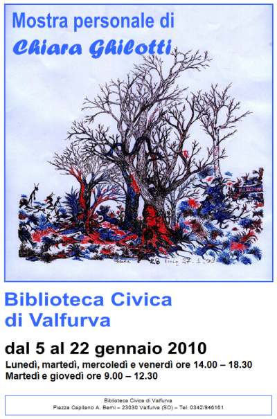 Santa Caterina Valfurva, espone Chiara Ghilotti